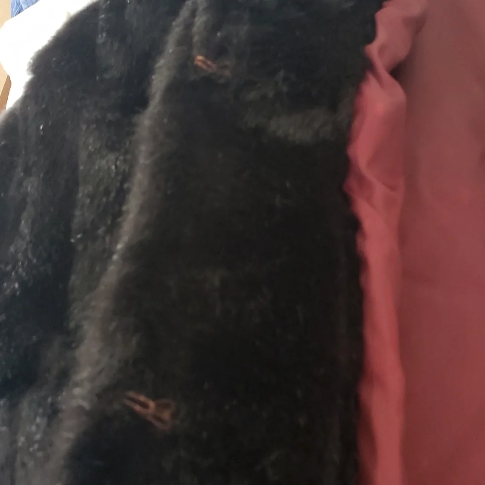 vintage Giorgio Parnucci faux fur coat sz 2x Made in USA - Picture 5 of 11